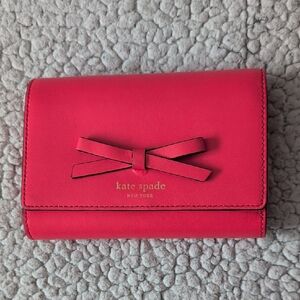Kate Spade Vibrant Pink Bow Wallet